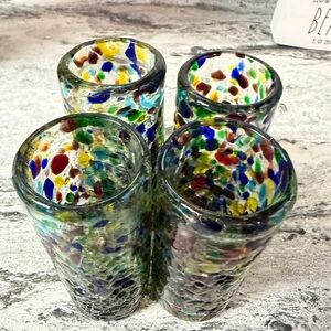 Mexican confetti glass - shot glass